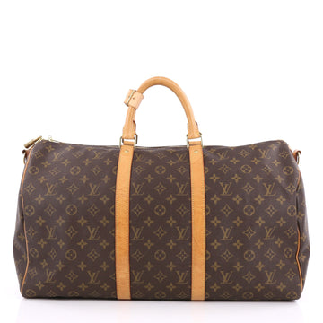 Louis Vuitton Keepall Bandouliere Bag Monogram Canvas 50 Brown 1969401
