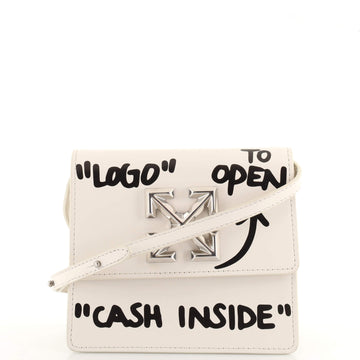 Off White Jitney 0.7 Crossbody Belt Bag Printed Leather