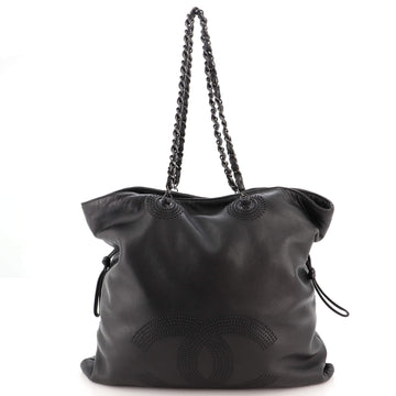 Chanel Bon Bon Tote Studded Lambskin