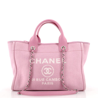 Chanel Deauville NM Tote Mixed Fibers Small