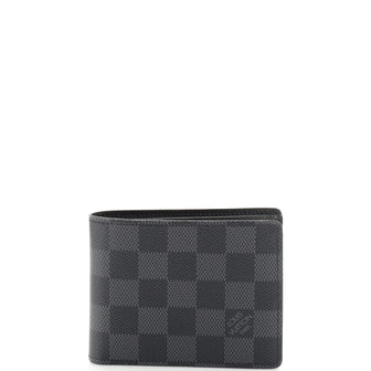 Louis Vuitton Slender Wallet Damier Graphite Black 1969933