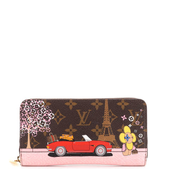 Louis Vuitton Zippy Wallet Limited Edition Vivienne Xmas Monogram Canvas