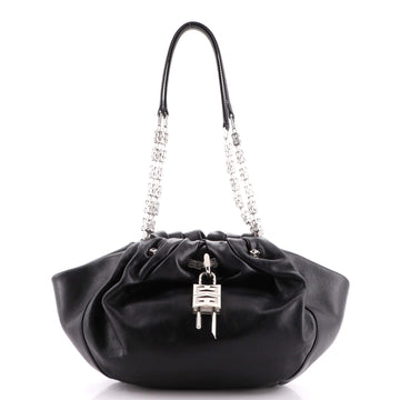 Givenchy Kenny Lock Shoulder Bag Leather Small