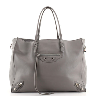Balenciaga Papier B4 Zip Around Classic Studs Bag Leather