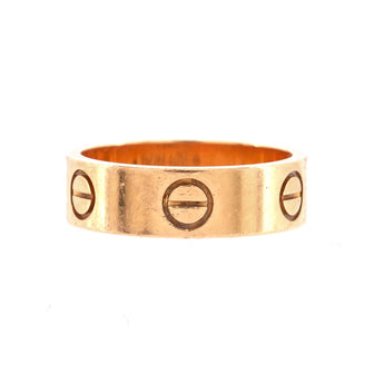 Cartier Love Band Ring 18K Rose Gold