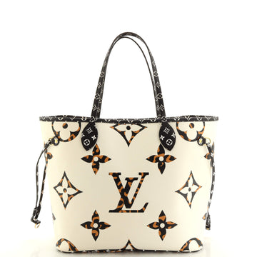 Louis Vuitton Neverfull NM Tote Limited Edition Jungle Monogram Giant MM