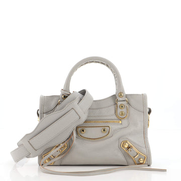 Balenciaga City Classic Metallic Edge Bag Leather Mini