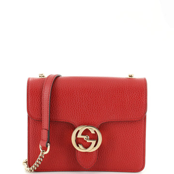 Gucci Interlocking Shoulder Bag (Outlet) Leather Small