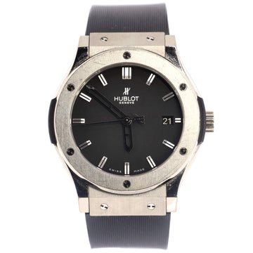 Hublot Classic Fusion Automatic Watch Titanium and Rubber 45