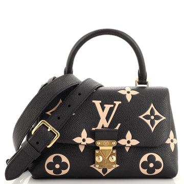 Louis Vuitton Madeleine Handbag Bicolor Monogram Empreinte Giant BB