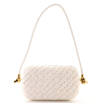 Bottega Veneta Knot Minaudiere on Strap Intrecciato Leather