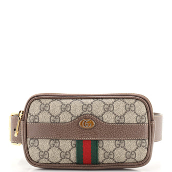 Gucci Ophidia Belt Bag GG Coated Canvas Mini