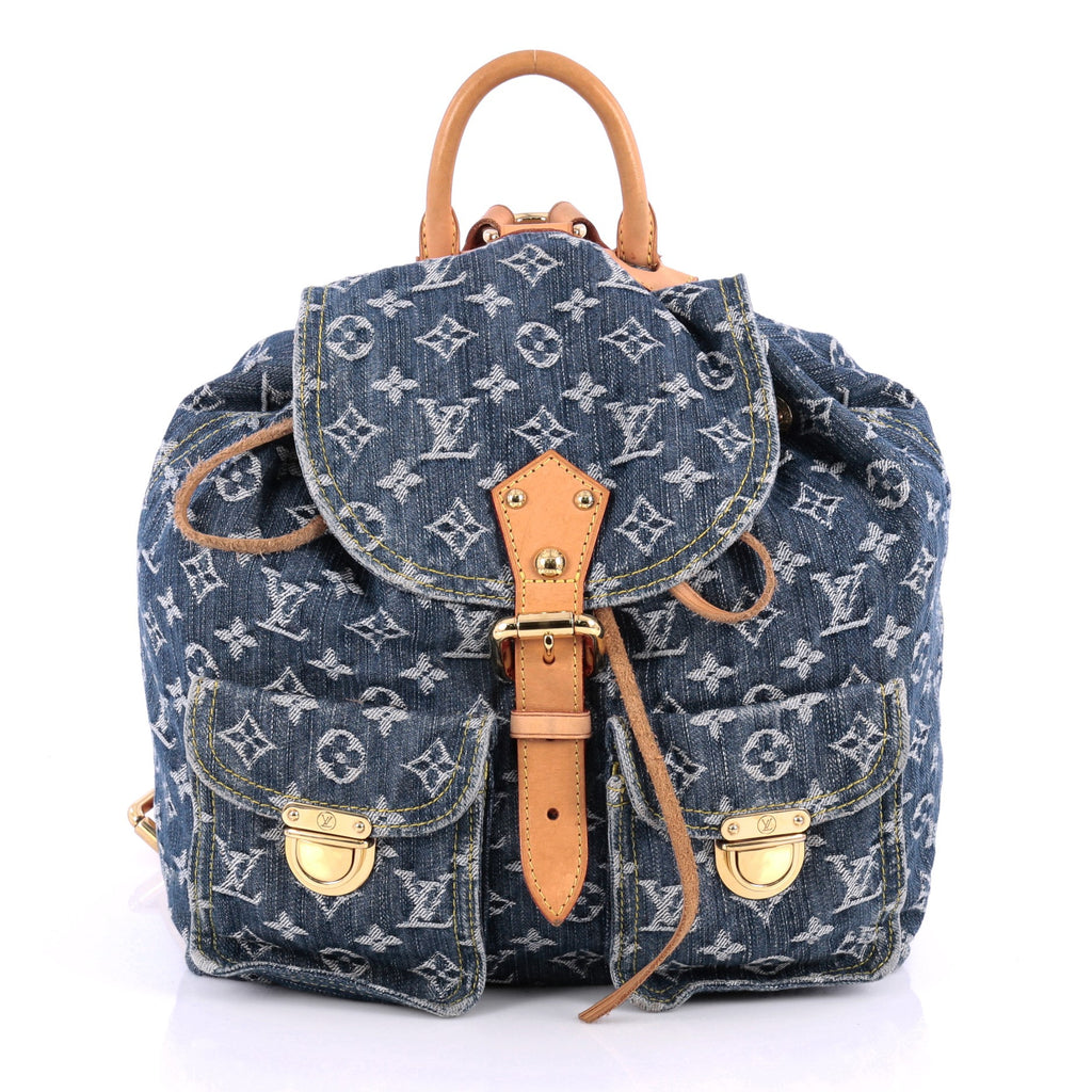 Buy Louis Vuitton Sac a Dos Drawstring Backpack Denim GM 1972001
