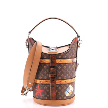 Louis Vuitton Duffle Handbag Limited Edition Time Trunk Monogram Canvas