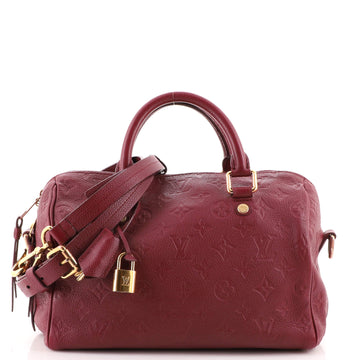 Louis Vuitton Speedy Bandouliere NM Bag Monogram Empreinte Leather 25