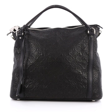 Louis Vuitton Antheia Ixia Handbag Leather MM Black 1973601