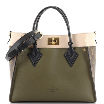 Louis Vuitton On My Side Tote Monogram Tuffetage Leather