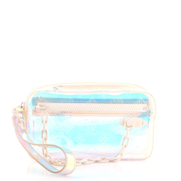 Louis Vuitton Pochette Volga Limited Edition Monogram Prism PVC