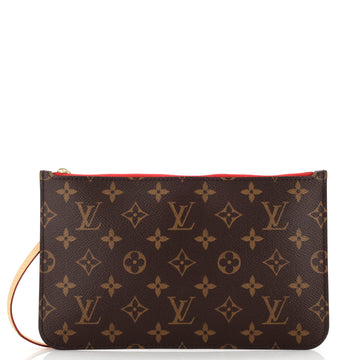 Louis Vuitton Neverfull Pochette Monogram Canvas Large