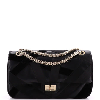 Chanel Black Velvet and Embroidered Flower Paris-Salzburg 2.55 Flap Bag -  Yoogi's Closet