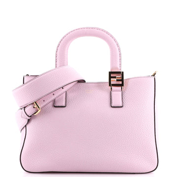 Fendi FF Handle Tote Leather Small