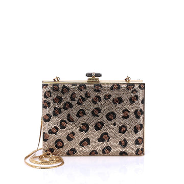 Judith Leiber Minaudiere Crystal Medium Gold 1974604