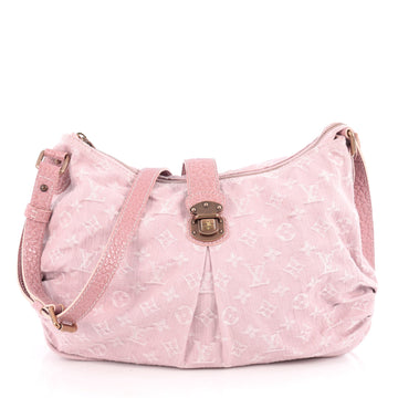Louis Vuitton Slightly Handbag Denim Pink 1974701