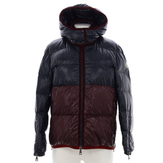 Moncler Women's Continus Puffer Jacket Quilted Polyamide with Down and Corduroy Trim