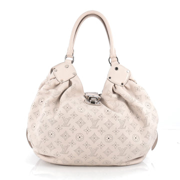 Louis Vuitton L Hobo Mahina Leather White 1975501