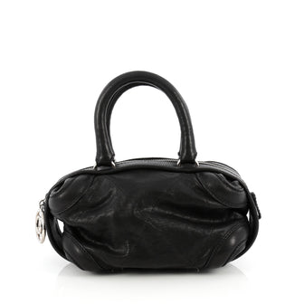 Chanel Coco Bowling Bag Leather Small Black