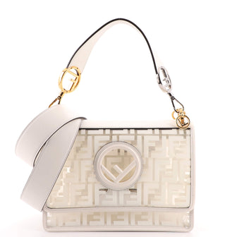 Fendi Kan I F Shoulder Bag Zucca PU Medium