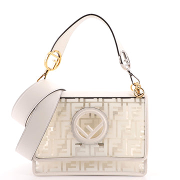 Fendi Kan I F Shoulder Bag Zucca PU Medium