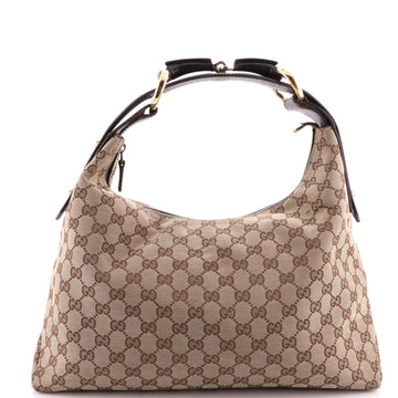 Gucci Horsebit Hobo GG Canvas Medium