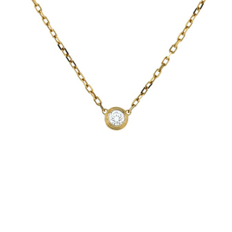 Cartier Cartier D'Amour Pendant Necklace 18K Yellow Gold and Diamond Small