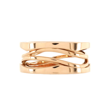 Bvlgari B.Zero1 Design Legend Zaha Hadid Four Band Ring 18K Rose Gold