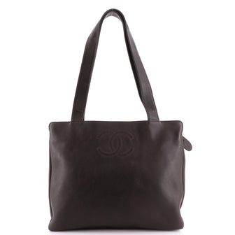 Chanel Vintage CC Compartment Tote Lambskin Medium