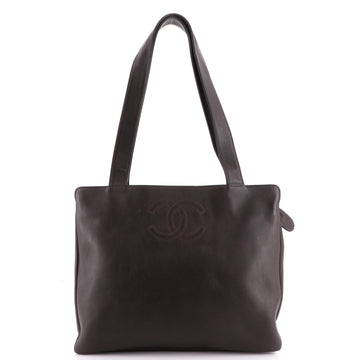 Chanel Vintage CC Compartment Tote Lambskin Medium