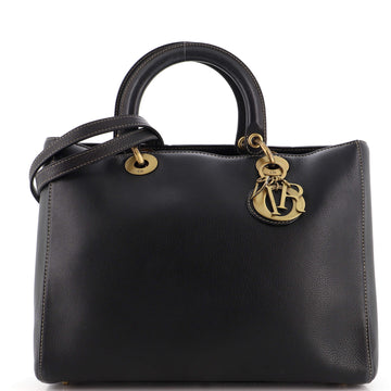 Christian Dior Vintage Lady Dior Bag Leather Large