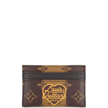 Louis Vuitton Nigo Double Card Holder Limited Edition Stripes Monogram Canvas