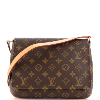 Louis Vuitton Musette Tango Handbag Monogram Canvas