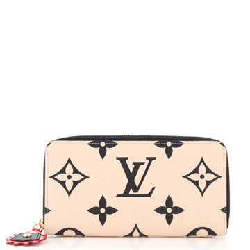 Louis Vuitton Zippy Wallet Limited Edition Crafty Monogram Empreinte Giant