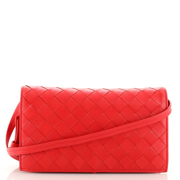 Bottega Veneta Knot Flap Crossbody Intrecciato Nappa Small