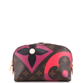 Louis Vuitton Cosmetic Pouch Limited Edition Game On Monogram Canvas