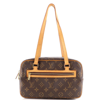Louis Vuitton Cite Handbag Monogram Canvas MM