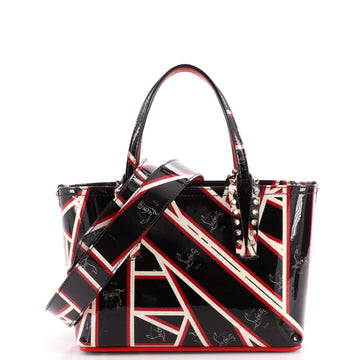 Christian Louboutin Cabata East West Tote Printed Patent Mini