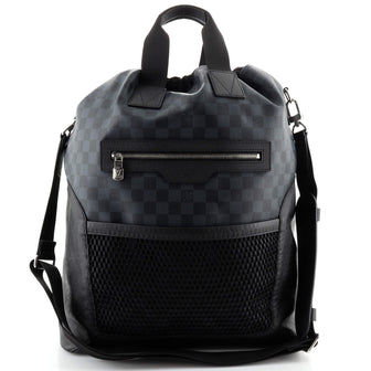 Louis Vuitton Backpack Matchpoint Damier Cobalt Black/Blue in