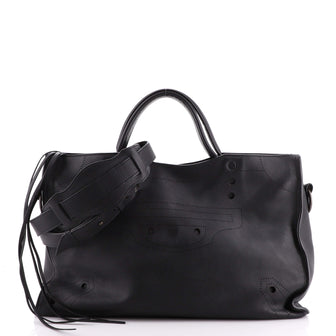 Balenciaga Blackout City Bag Leather Medium