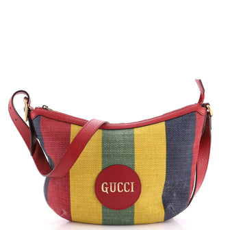 Gucci Baiadera Shoulder Bag Striped Canvas