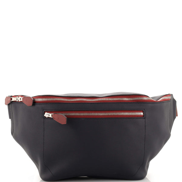 Hermès Cristobal Cityslide Eclair PM - Black Waist Bags, Bags