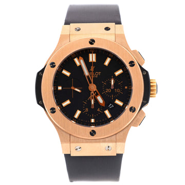 Hublot Big Bang Evolution Chronograph Automatic Watch Rose Gold and Rubber 44